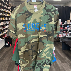 Supreme Nuova York Tee - Woodland Camo