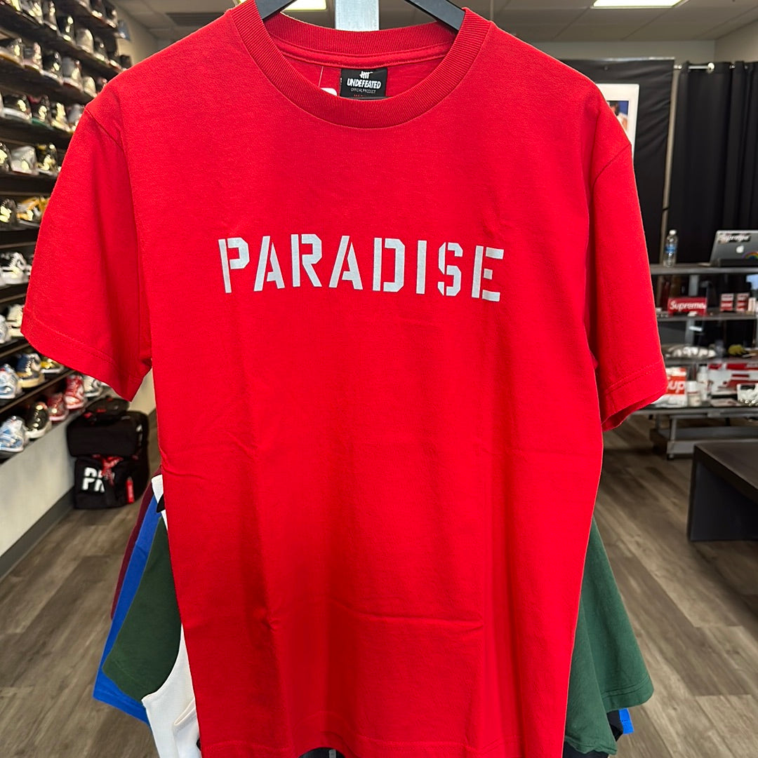 Undefeated Paradise Red Tee