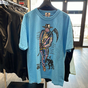 Warren Lotas Blue Cowboy Tee