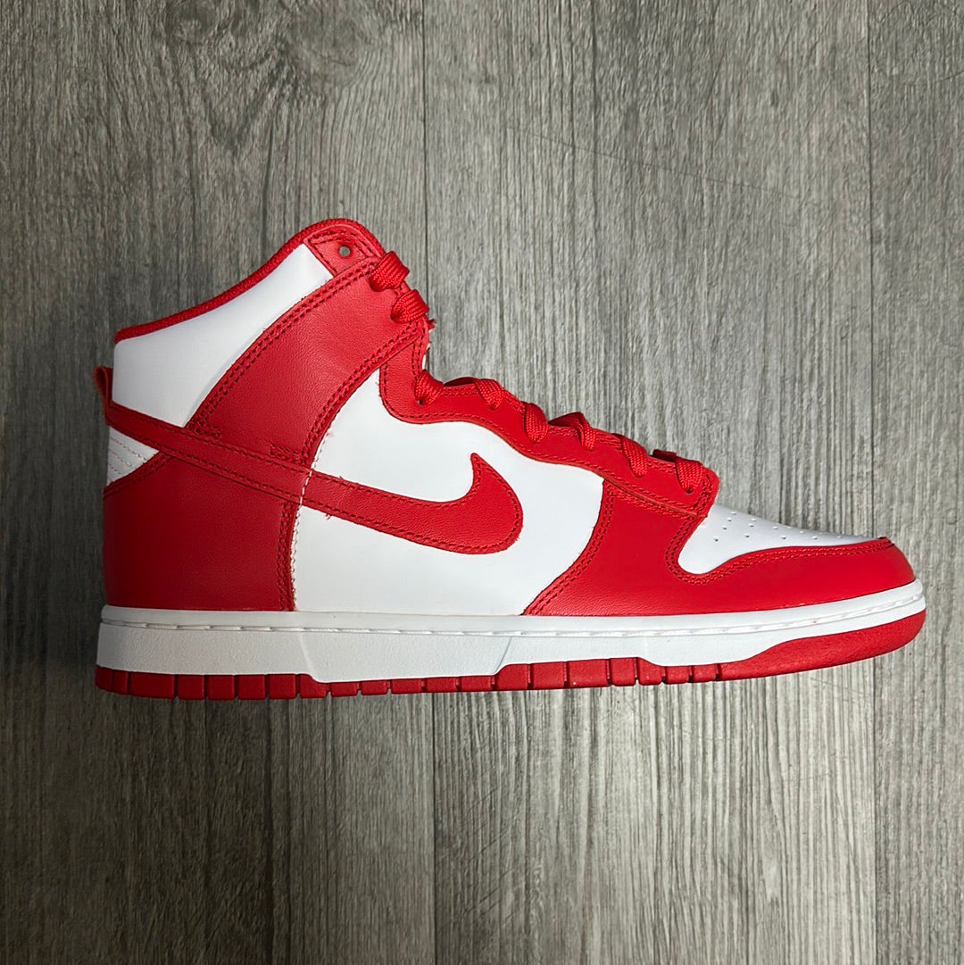 Nike Dunk High Championship White Red